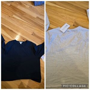 2 Athleta long sleeve essential tops, XL, NWT